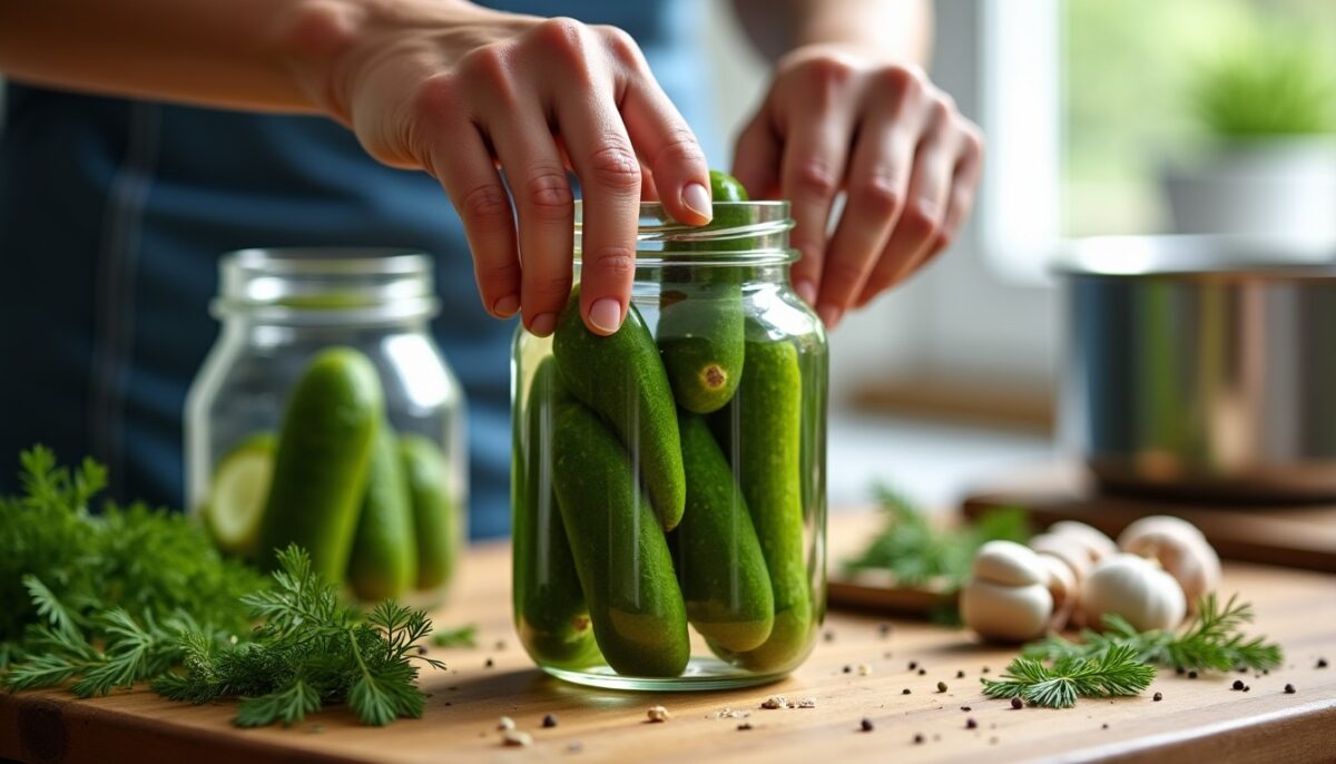 La recette facile pour réussir vos cornichons maison