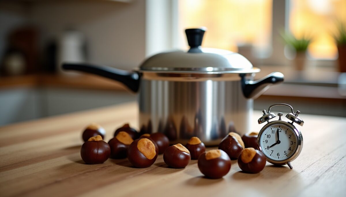 Le secret révélé : maîtrisez la cuisson parfaite des châtaignes en 5 minutes chrono grâce à la cocotte-minute