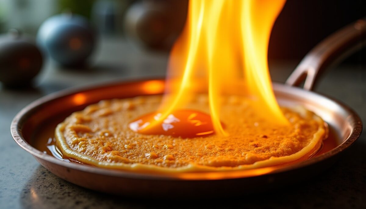 Crêpe Suzette : découvrez la recette flamboyante à l’orange, étape par étape